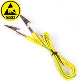 ESD Double-clip Grounding wire for electrical safety operations